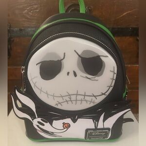 Disney Loungefly Nightmare Before Christmas Jack and Zero Mini Backpack - NWT